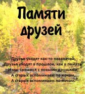 "Памяти друзей" "Памяти друзей"